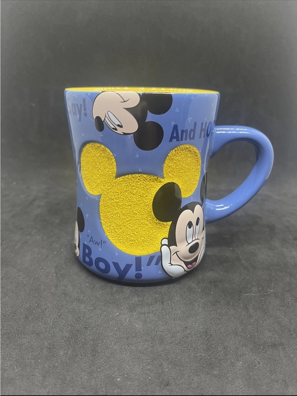 Disney Mickey Blue Ceramic Mug